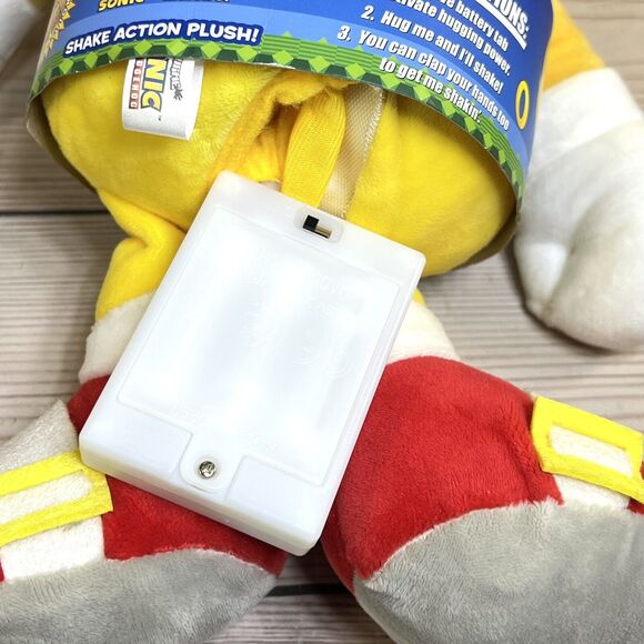 Kidrobot Super Sonic The Hedgehog 20" HugMe Shake Action Vibrating Plush Toy NWT - Picture 14 of 15